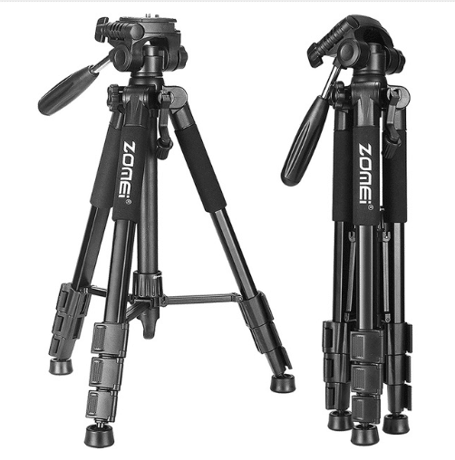New Zomei Tripod Z666 Professional Portable Travel Aluminum Camera Tripod Accessories Stand with Pan Head for Digital SLR Camera