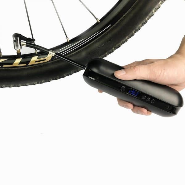 Bike Electric Inflator Bicycle Cycle Air Pressure Pump Rechargeable Cordless Tire Pump MTB Road Bike Car Air Inflator 150PSI