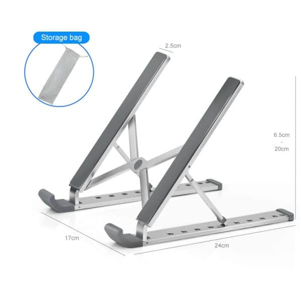Aluminum Alloy Adjustable Notebook Stand Foldable Laptop Stand